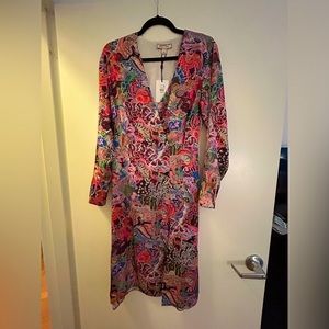 Zendaya x Tommy Hilfiger Runway Collection Limited Edition Satin Dress Size 8